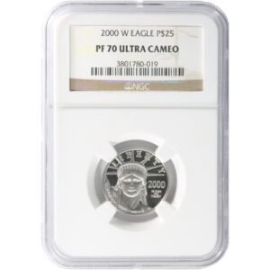 1/4 oz Platinum Eagle Coin NGC PF70 UCAM