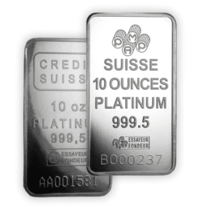 10 oz Platinum Bar
