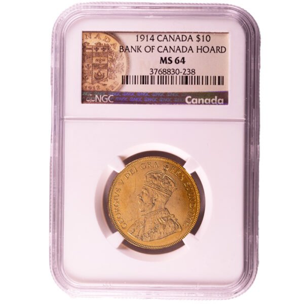 1914 Canadian 10 Dollar Gold coin