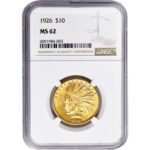 1926 gold indian head coin