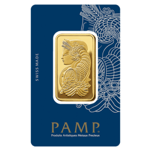 lady fortuna pamp suisse 1 oz gold bar Minted