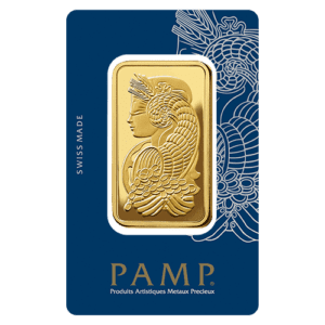 50g PAMP Suisse Gold Minted Bar