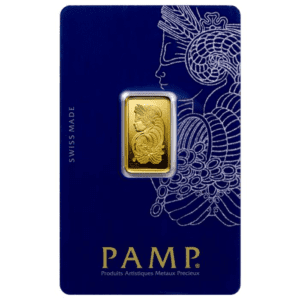 PAMP Fortuna 5 g Gold Bar In Assay