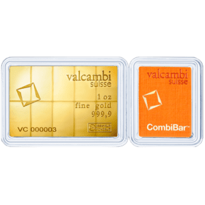 1 oz Gold Valcambi CombiBar