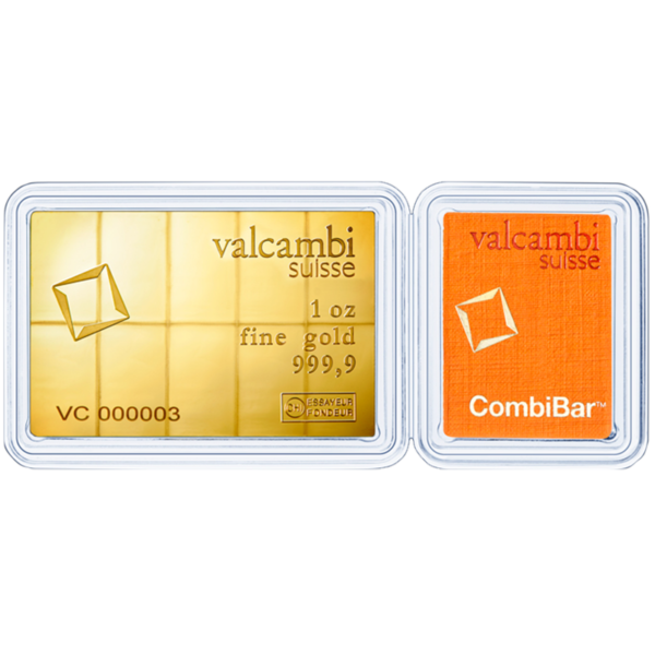 1 oz Gold Valcambi CombiBar