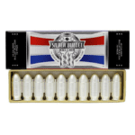 Box of 10 - 1 oz Silver .45 Cal Pistol Inert Cartridge Replica Bullet BU