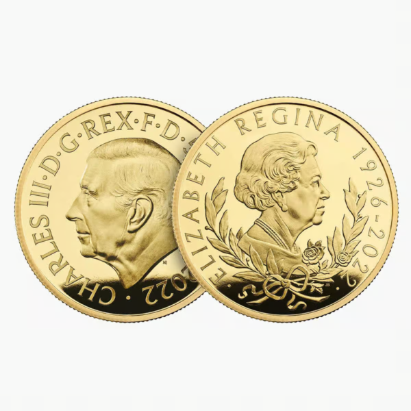 Charles III 2022 gold proof 1/4 oz Memorial EIIR