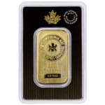 Royal Canadian Mint Logo 1 oz Gold Bar GEM BU In Assay( New 2023)