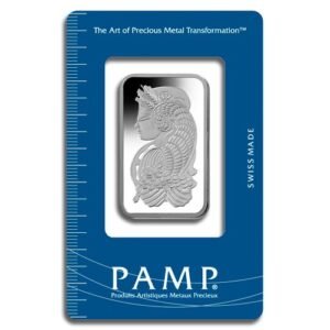1 oz Pamp Suisse Platinum Bar