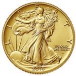 2016 gold walking liberty coin