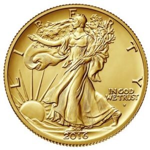 2016 gold walking liberty coin