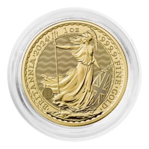2024 1 oz Gold Britannia Bullion Coin featuring King Charles III