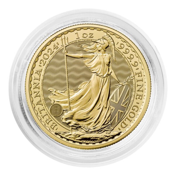 2024 1 oz Gold Britannia Bullion Coin featuring King Charles III