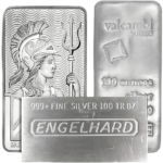 100 oz Silver Bars