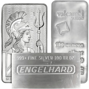 100 oz Silver Bars