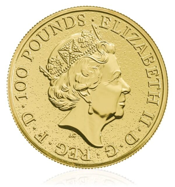1 oz gold coin Red Dragon Royal Mint