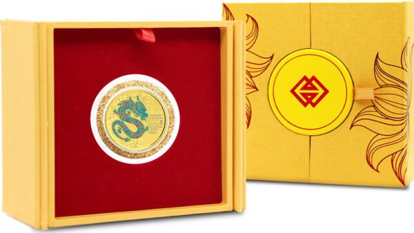 Macau 2024 Year of the Dragon 1/2 oz Gold Proof Coin