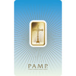 10 gram Gold PAMP Cross Bullion Bar