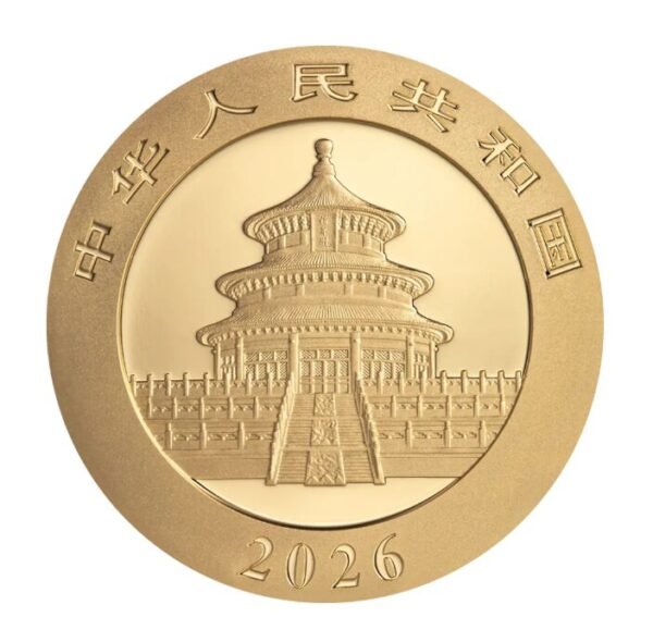 15g China Panda Gold Coin 2026