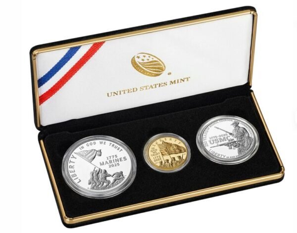 U.S. Marine Corps 250th Anniversary 2025 Three-Coin Proof Set