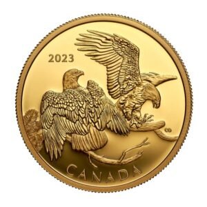 2023 $200 The Striking Bald Eagle Pure Gold Coin