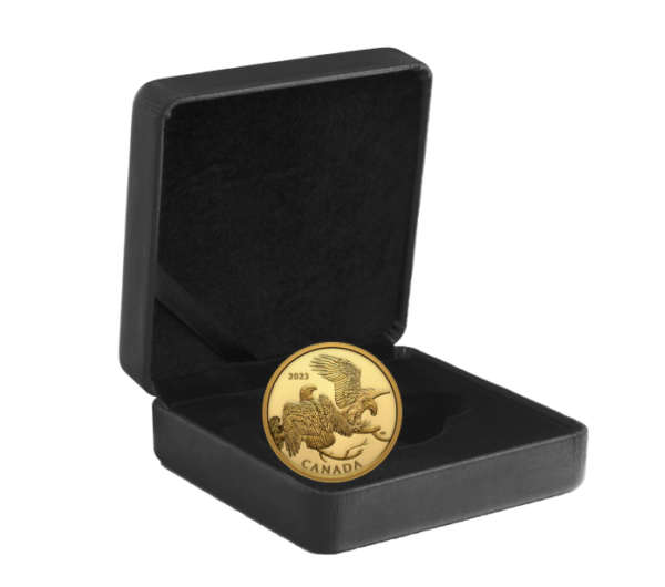 2023 $200 The Striking Bald Eagle Pure Gold Coin