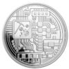 1 oz Bitcoin Silver Coin – Pure .999 Fine Silver | Modern Crypto-Themed Collectible