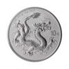 2025 China Dragon 1 oz Silver BU Coin – Hong Kong City Edition Lunar Design