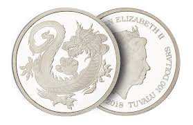 Tuvalu 1 Oz Rhodium coin Year 2019