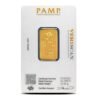 1/2 oz PAMP Suisse Fortuna Veriscan gold bar in assay card .9999 fine gold bullion