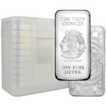 buy 100 oz Silver Bar Aztec Calendar