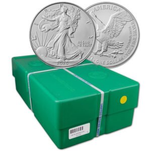 2026 American Silver Eagle 1 oz BU sealed 500 coin monster box from the United States Mint