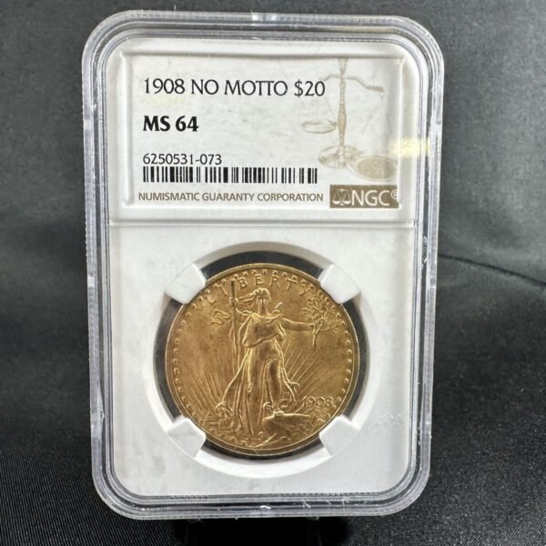 1908 $20 Saint-Gaudens Double Eagle